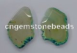 NGP3243 55*65mm - 50*75mm freeform agate slab pendants