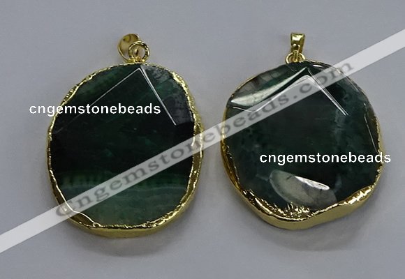 NGP3731 30*40mm - 35*45mm freeform agate gemstone pendants
