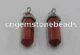NGP5006 8*30mm sticks goldstone pendants wholesale