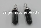 NGP5013 8*30mm sticks moss agate gemstone pendants wholesale
