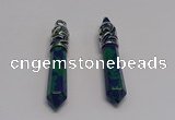 NGP5406 10*65mm sticks synthetic lapis lazuli pendants wholesale