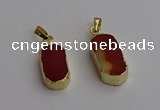 NGP7244 10*20mm - 10*22mm oval mookaite gemstone pendants