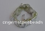 NGP7380 45*50mm - 50*55mm freeform druzy agate pendants