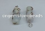 NGP8816 18*45mm tube agate gemstone pendants wholesale