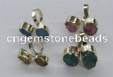 NGR199 10*14mm - 15*20mm oval druzy agate gemstone rings
