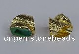 NGR377 15*20mm - 20*25mm freeform druzy agate rings wholesale