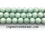 CAS306 15.5 inches 16mm round snowflake angelite gemstone beads