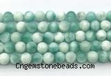 CAS312 15.5 inches 10mm round snowflake angelite gemstone beads