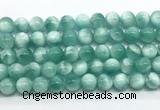 CAS332 15.5 inches 10mm round peacock angelite gemstone beads