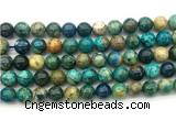 CAZ18 15.5 inches 10mm round azurite gemstone beads