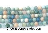 CMG503 15.5 inches 10mm round morganite gemstone beads