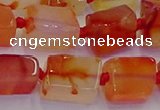 CNG6932 15.5 inches 5*8mm - 8*12mm nuggets red agate beads