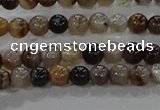 CAA1035 15.5 inches 4mm round dragon veins agate beads wholesale