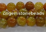 CAA1042 15.5 inches 8mm round dragon veins agate beads wholesale