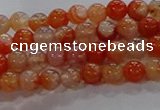 CAA1045 15.5 inches 4mm round dragon veins agate beads wholesale