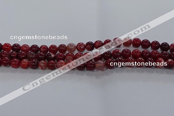 CAA1052 15.5 inches 8mm round dragon veins agate beads wholesale