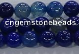 CAA1062 15.5 inches 8mm round dragon veins agate beads wholesale