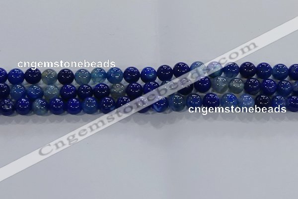 CAA1062 15.5 inches 8mm round dragon veins agate beads wholesale