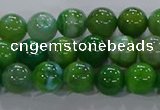 CAA1067 15.5 inches 8mm round dragon veins agate beads wholesale