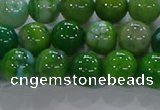 CAA1068 15.5 inches 10mm round dragon veins agate beads wholesale