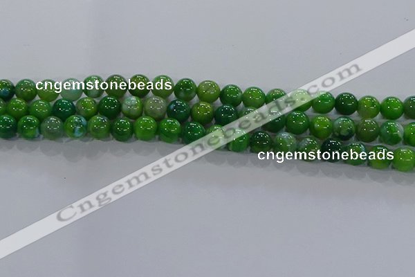 CAA1068 15.5 inches 10mm round dragon veins agate beads wholesale