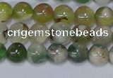 CAA1090 15.5 inches 6mm round sakura agate gemstone beads