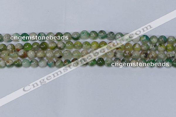 CAA1090 15.5 inches 6mm round sakura agate gemstone beads