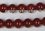 CAA112 15.5 inches 10mm round red agate gemstone beads wholesale