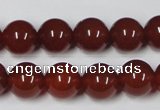 CAA113 15.5 inches 12mm round red agate gemstone beads wholesale