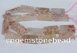 CAA1167 15.5 inches 22*40mm rectangle sakura agate gemstone beads