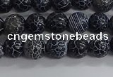 CAA1210 15.5 inches 6mm round frosted agate beads wholesale