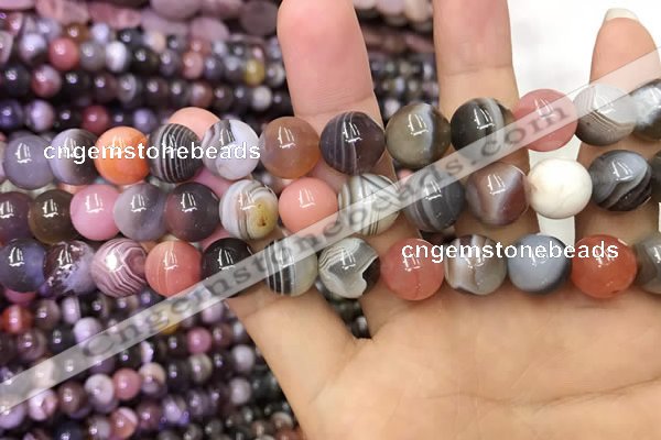 CAA1254 15.5 inches 12mm round Botswana agate beads wholesale