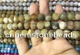 CAA1420 15.5 inches 10mm round matte druzy agate beads