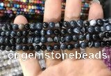 CAA1543 15.5 inches 6mm round banded agate beads wholesale