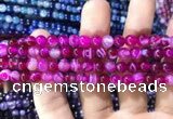 CAA1561 15.5 inches 6mm round banded agate beads wholesale