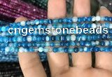 CAA1572 15.5 inches 4mm round banded agate beads wholesale