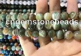 CAA1588 15.5 inches 12mm round banded agate beads wholesale