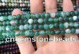 CAA1591 15.5 inches 6mm round banded agate beads wholesale