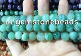 CAA1600 15.5 inches 12mm round banded agate beads wholesale