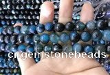 CAA1790 15 inches 10mm faceted round fire crackle agate beads