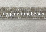 CAA1800 15.5 inches 4mm round banded agate gemstone beads