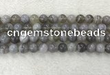 CAA1804 15.5 inches 12mm round banded agate gemstone beads