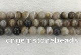 CAA1816 15.5 inches 16mm round banded agate gemstone beads