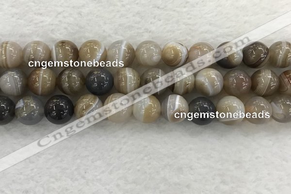 CAA1816 15.5 inches 16mm round banded agate gemstone beads