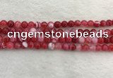 CAA1892 15.5 inches 8mm round banded agate gemstone beads