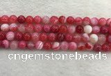 CAA1893 15.5 inches 10mm round banded agate gemstone beads