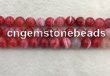 CAA1895 15.5 inches 14mm round banded agate gemstone beads