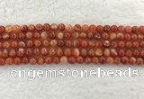 CAA1901 15.5 inches 6mm round banded agate gemstone beads