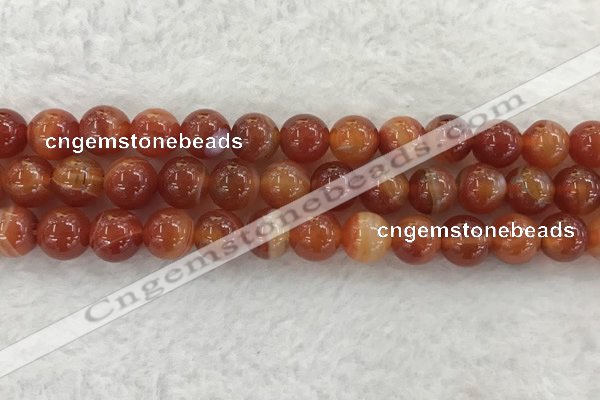 CAA1904 15.5 inches 12mm round banded agate gemstone beads