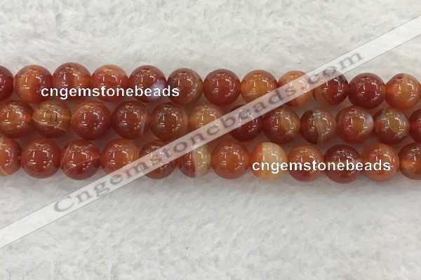 CAA1905 15.5 inches 14mm round banded agate gemstone beads